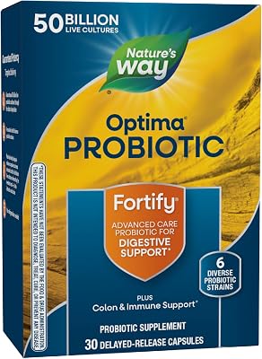 Nature's Way Fortify Optima Probiotic for Men and Women,
