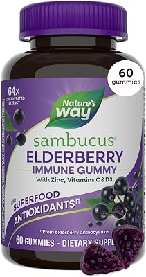 Nature's Way Sambucus Elderberry Gummies, Immune Support